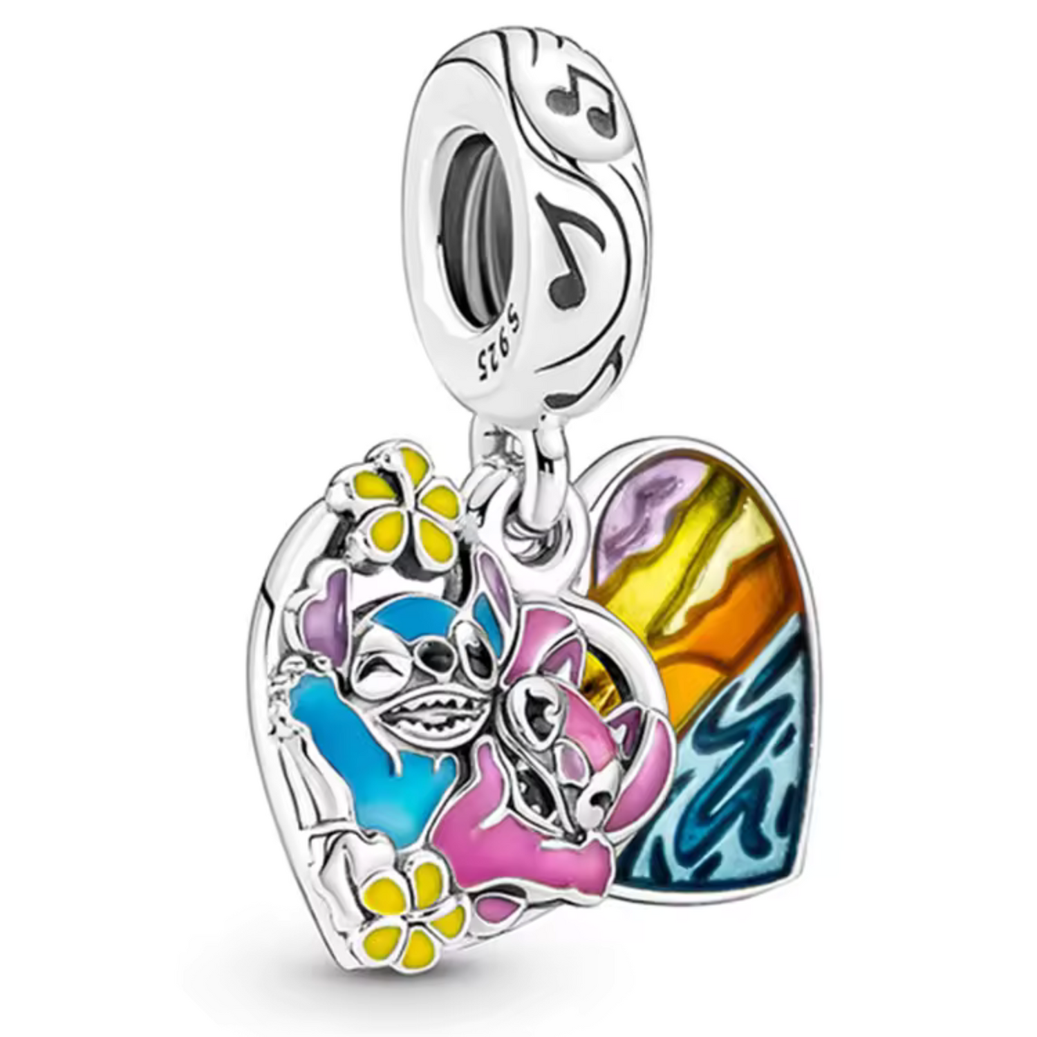 Médaillon Cœur Lilo et Stitch