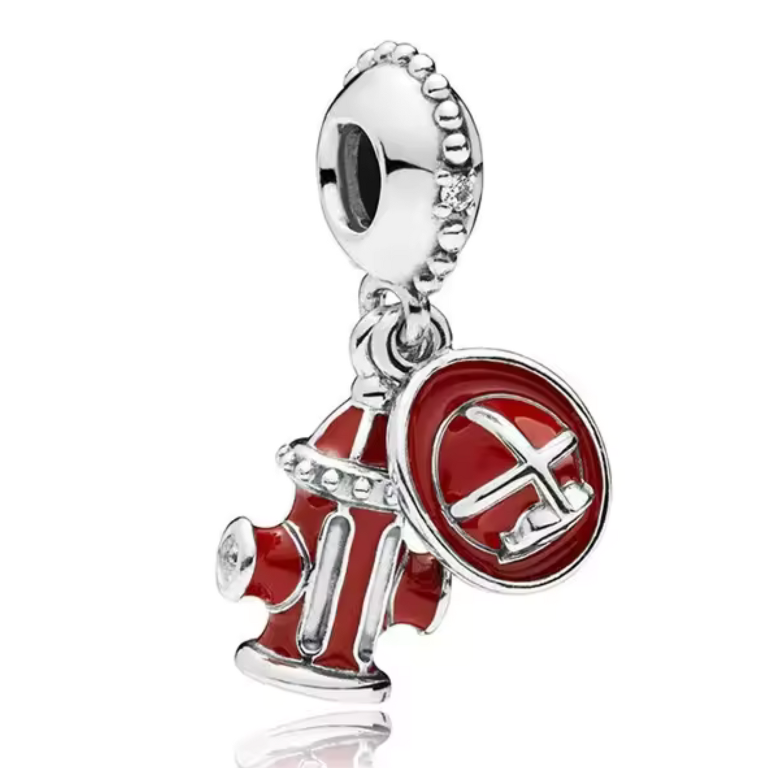 Charm Poteau à Incendie et Casque de Pompier