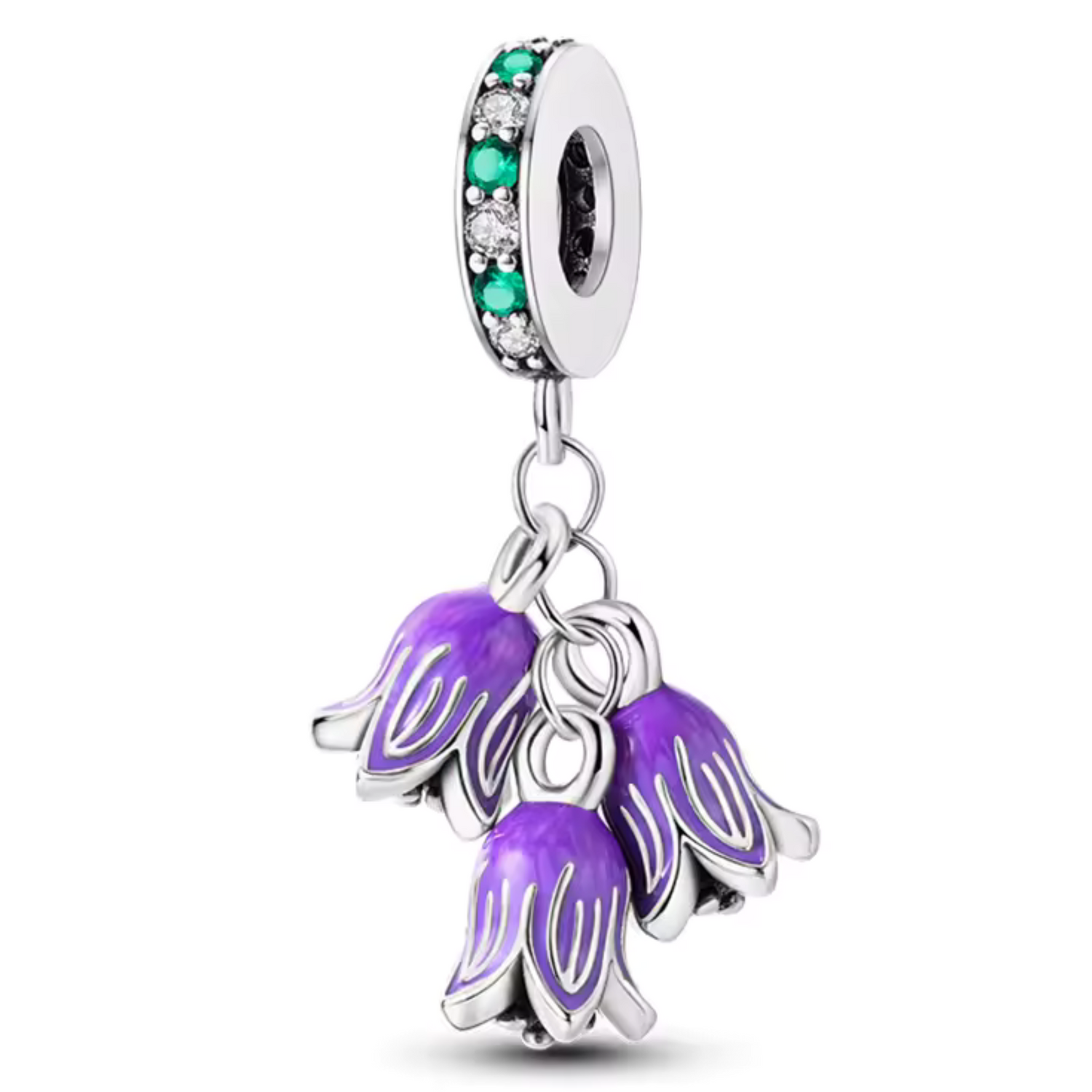 Charm Fleurs Violettes