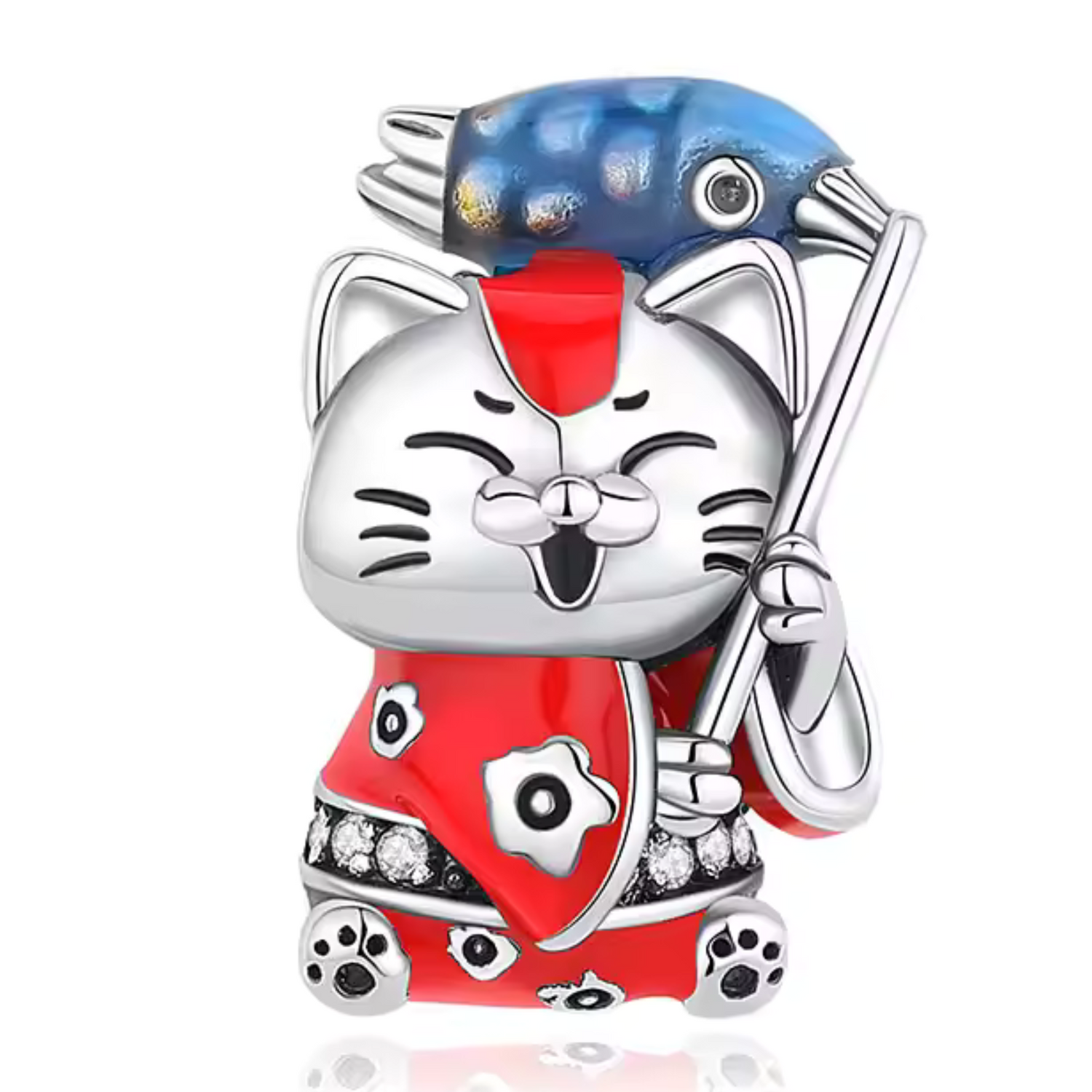 Charm Chat Pêcheur – Symbole de Joie et d’Aventure