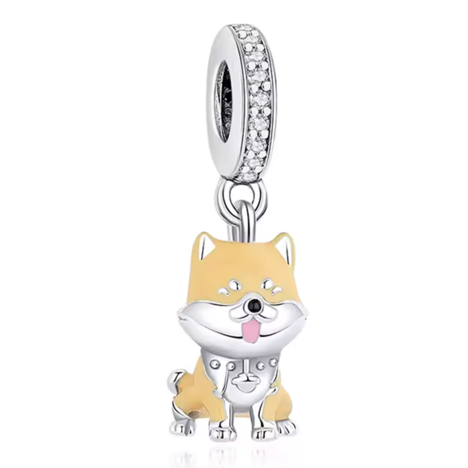 Charm Shiba Inu Joyeux – Symbole de Bonheur et de Fidélité