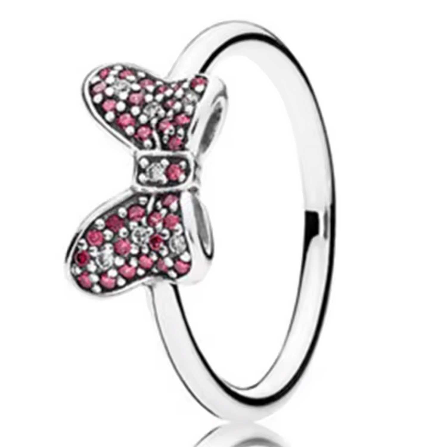 Bague Argentée Nœud de Minnie – Élégance et Esprit Enjoué
