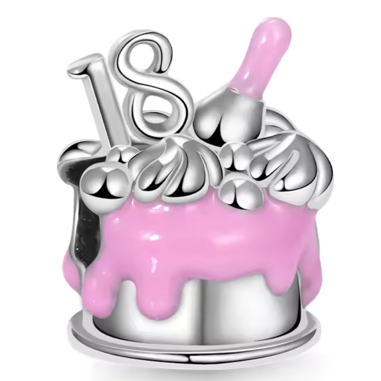 Charm Gâteau d'Anniversaire – Célébration des 18 Ans