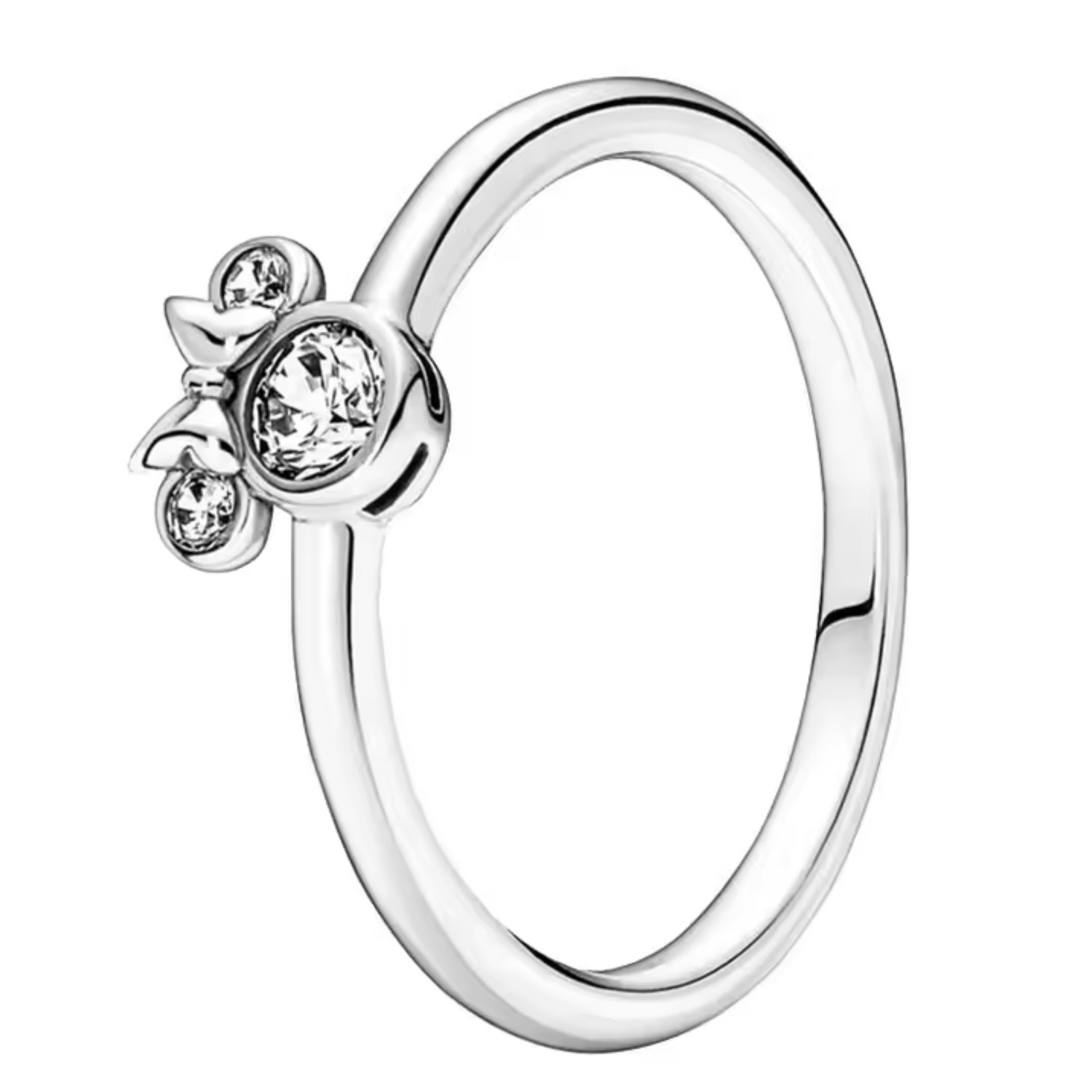 Bague Argentée Symbole de Minnie – Douceur et Élégance Disney