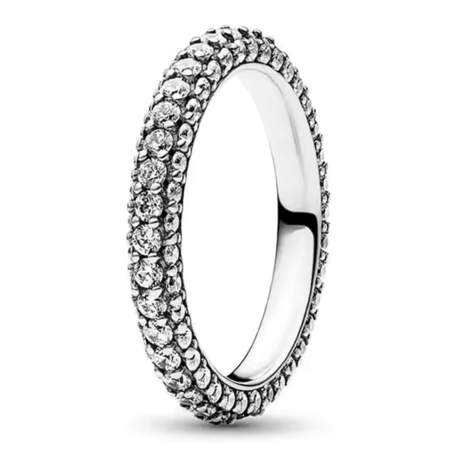 Bague Argentée avec Strass – Éclat Discret et Élégance Moderne