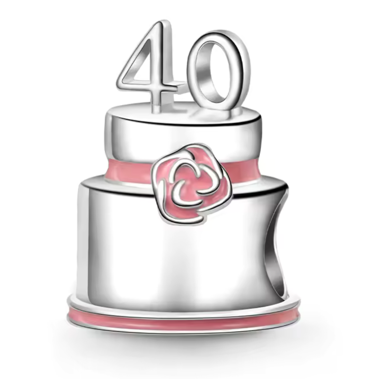 Charm Gâteau d'Anniversaire 40 Ans – Célébration et Sophistication