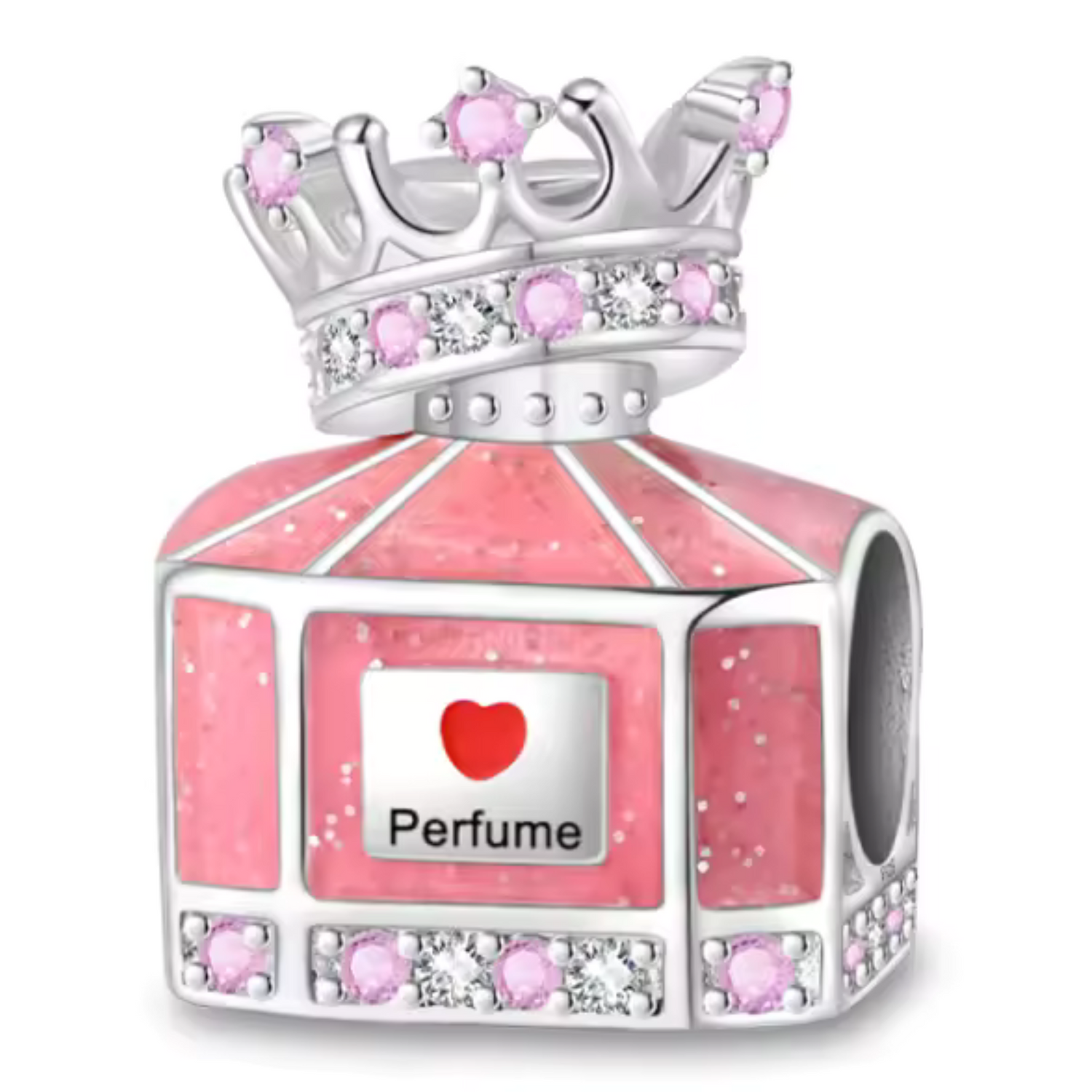 Charm - Parfum Rose avec Inscription "Love Perfume"
