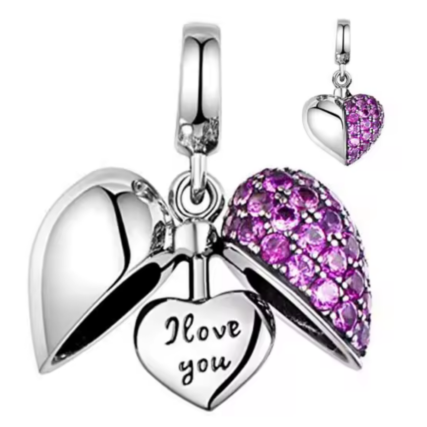 Charm Cœur "I Love You"