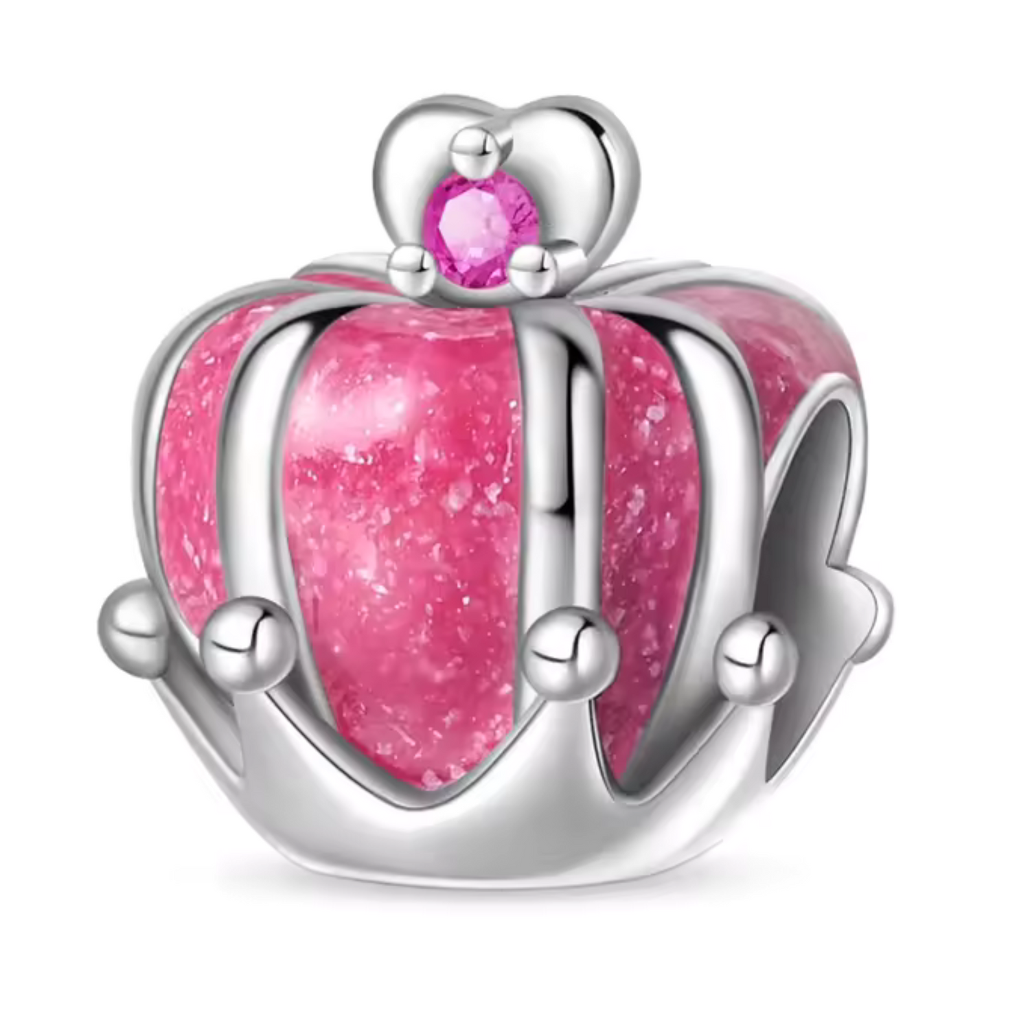 Charm Couronne Rose