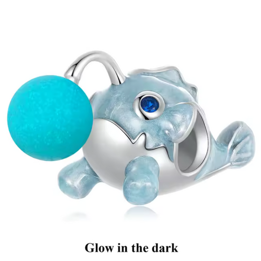 Charm poisson-lanterne - "Glow in the Dark"