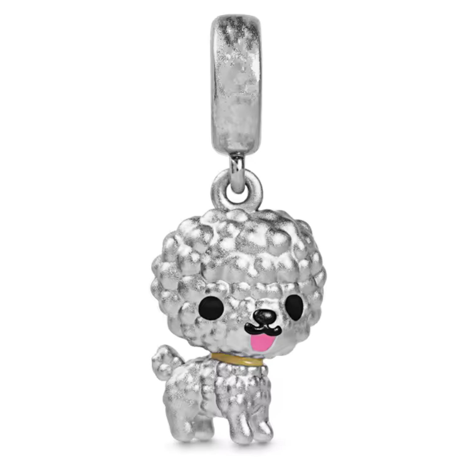 Charm Caniche Argenté