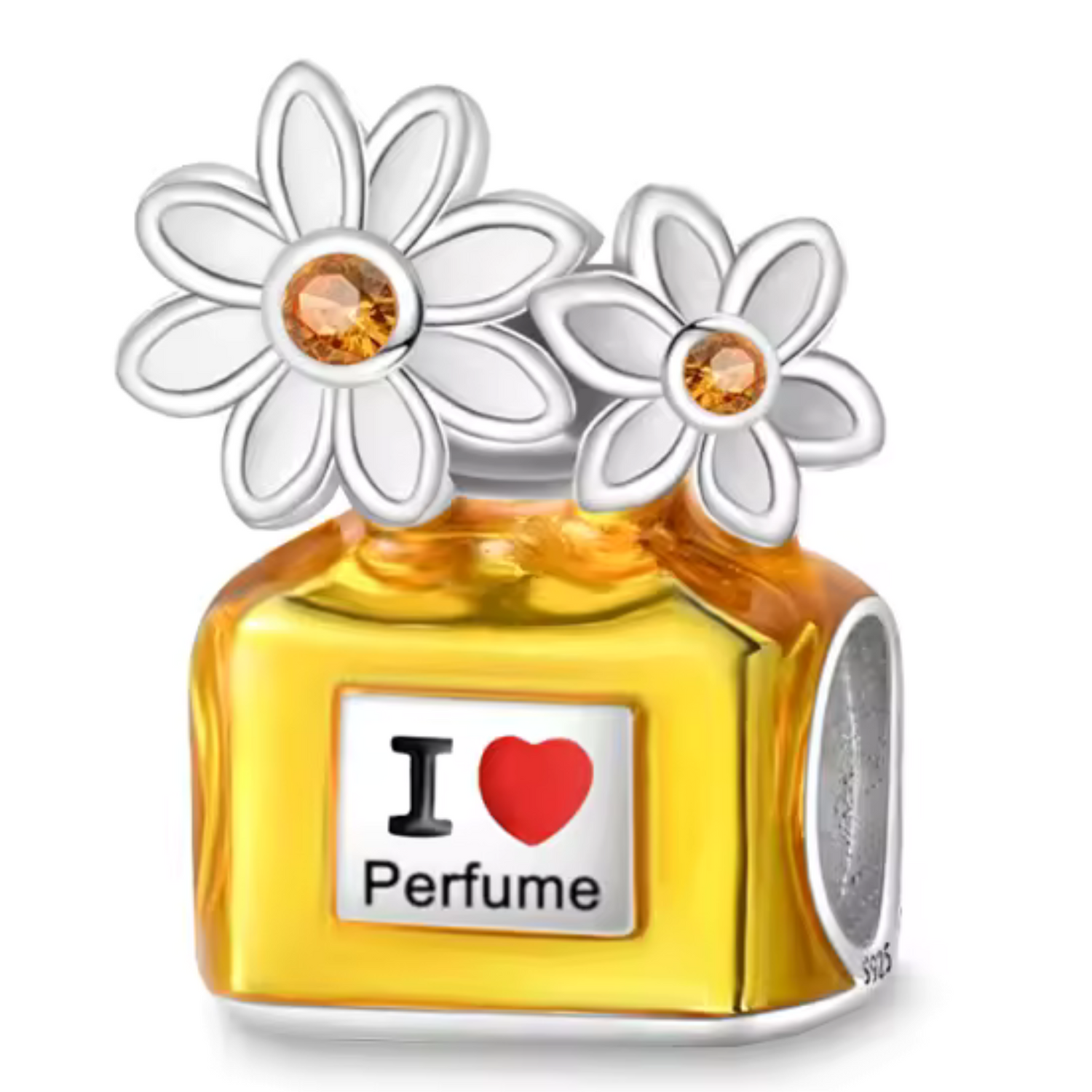 Charm - Parfum Jaune avec Inscription "I Love Perfume"