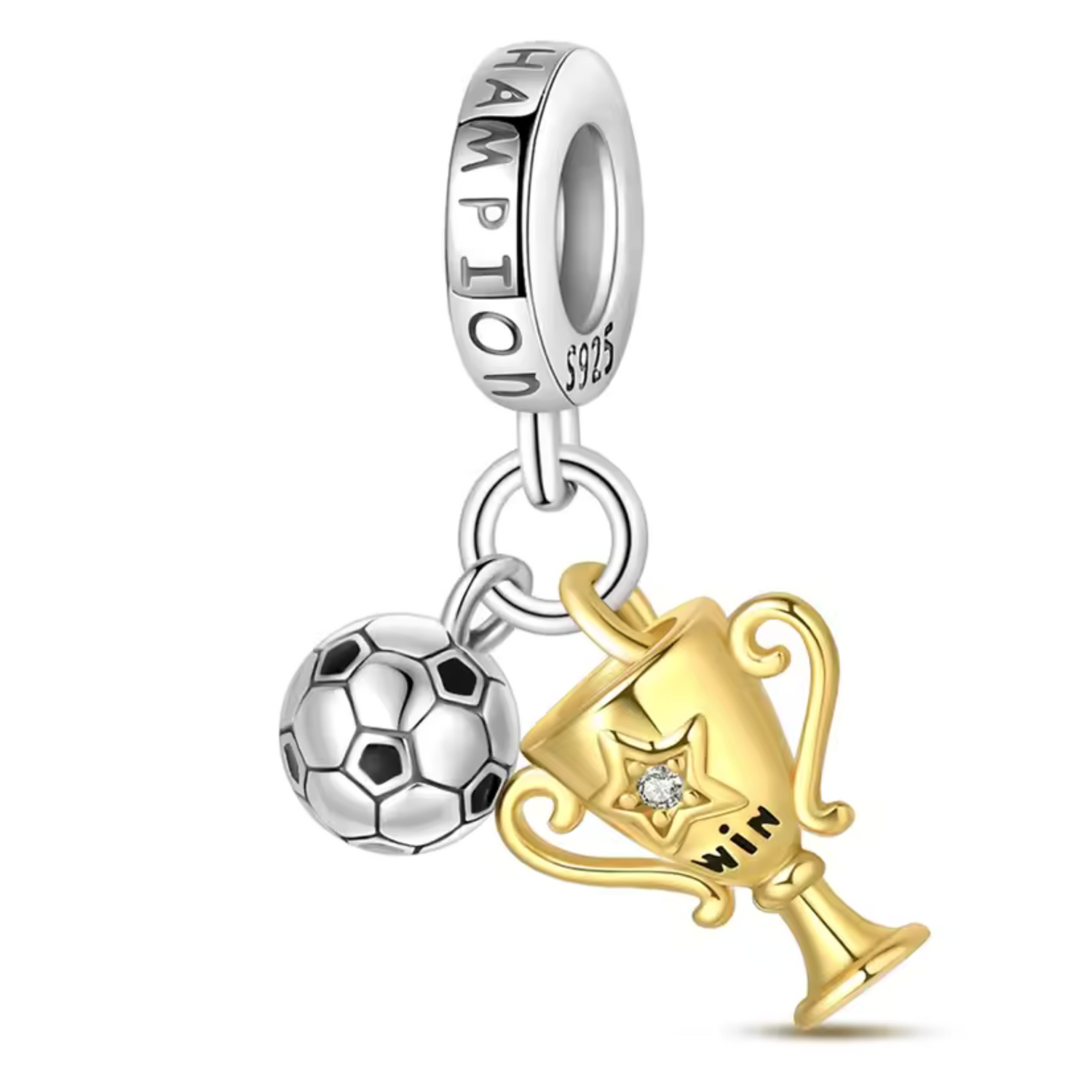 Charm – Ballon de Football et Trophée