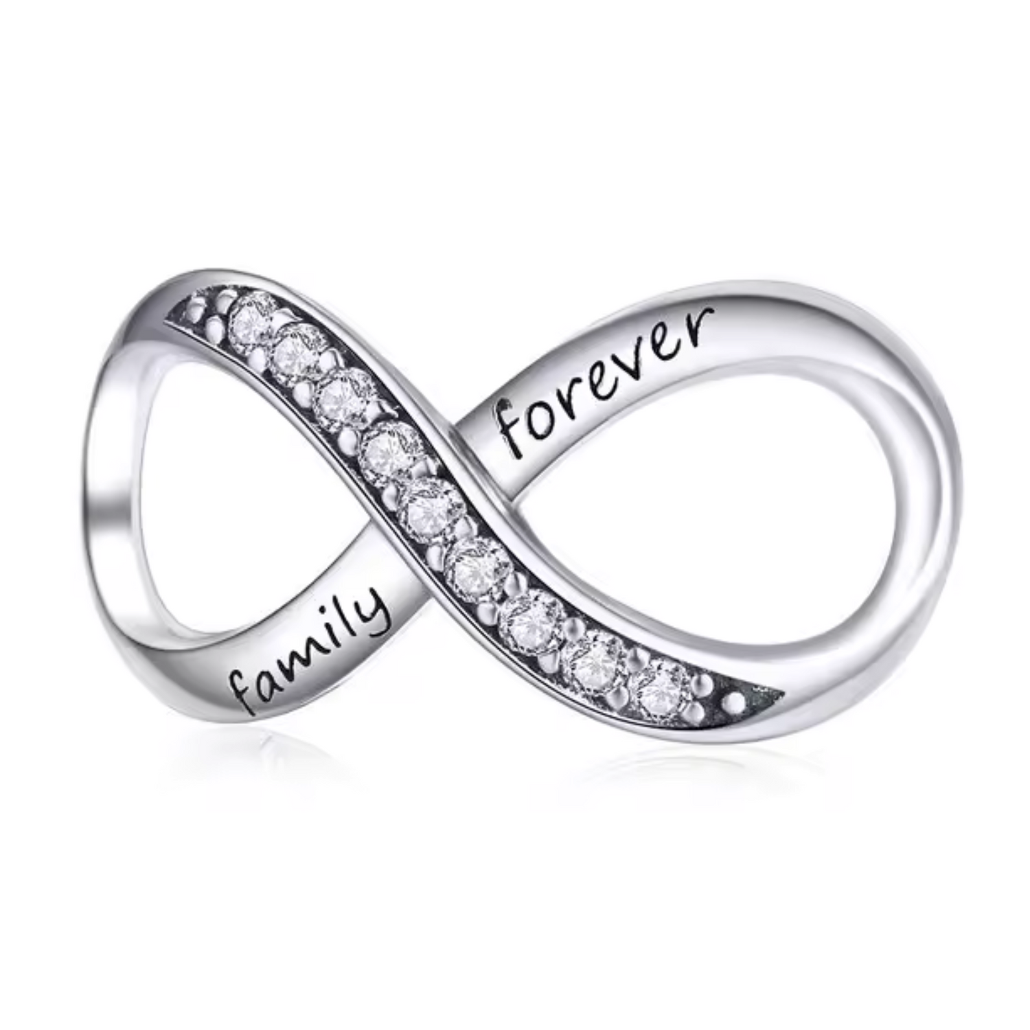 Charm Infini "Family Forever" – Amour et Lien Éternel