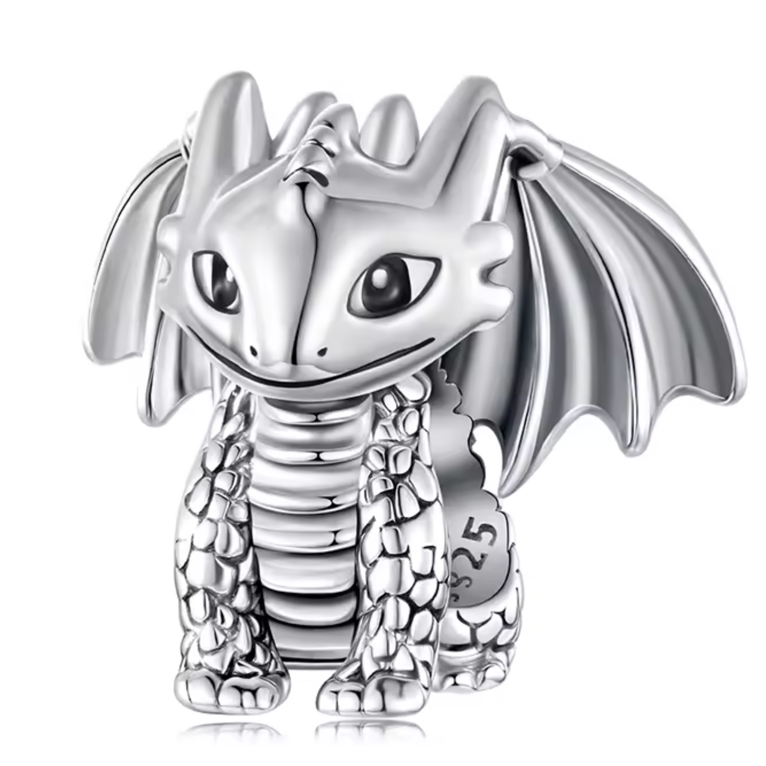 Charm Dragon Argenté – Force et Mystère