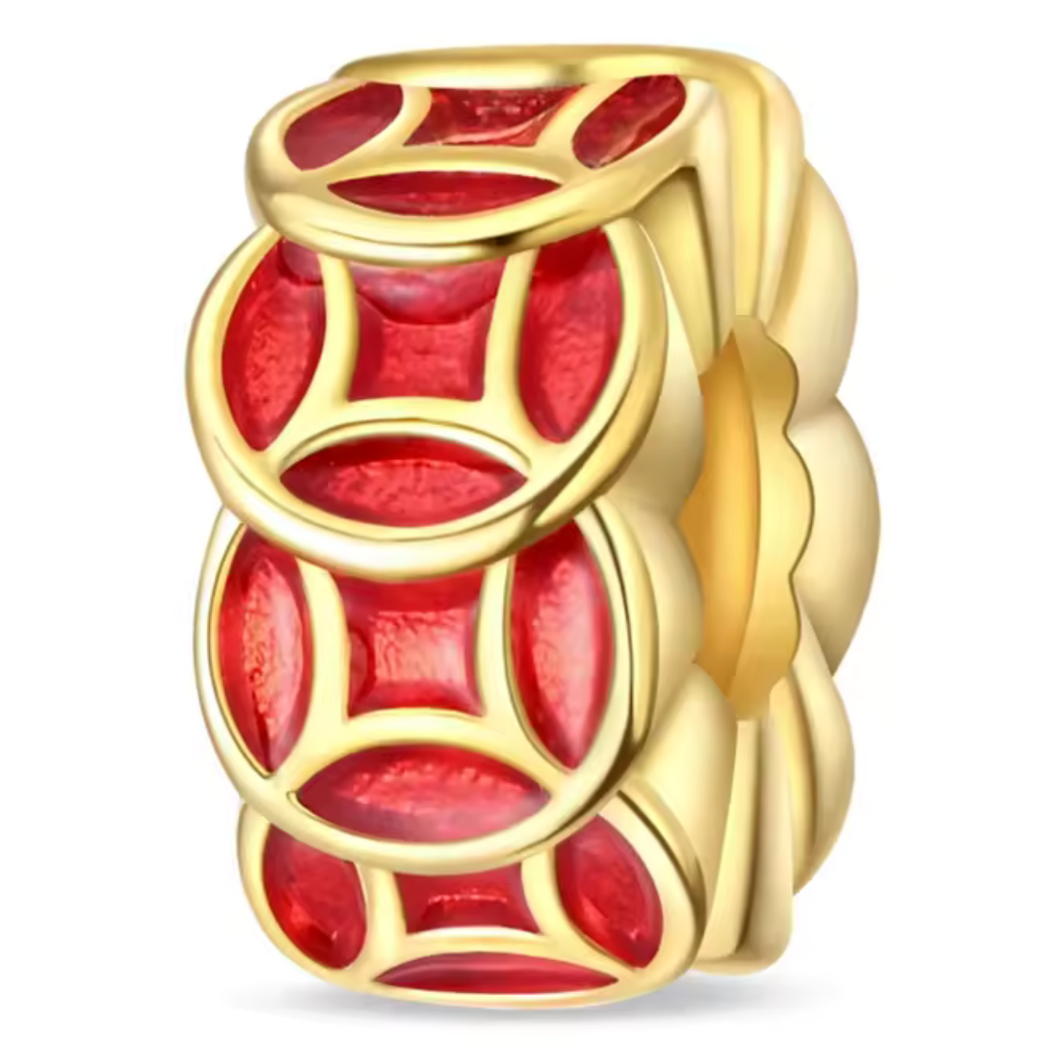 Charm Rouge et Doré