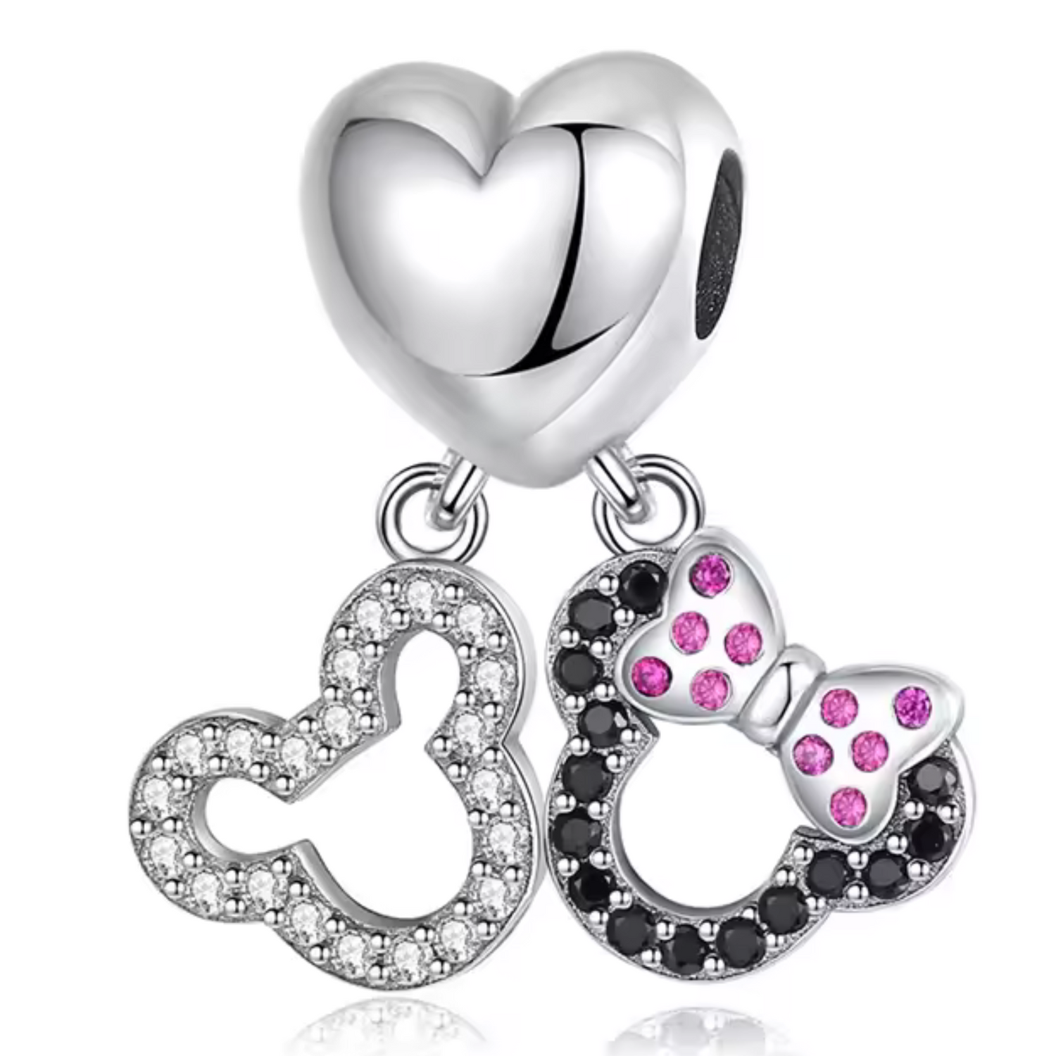 Charm Mickey et Minnie – Icônes Disney Incontournables