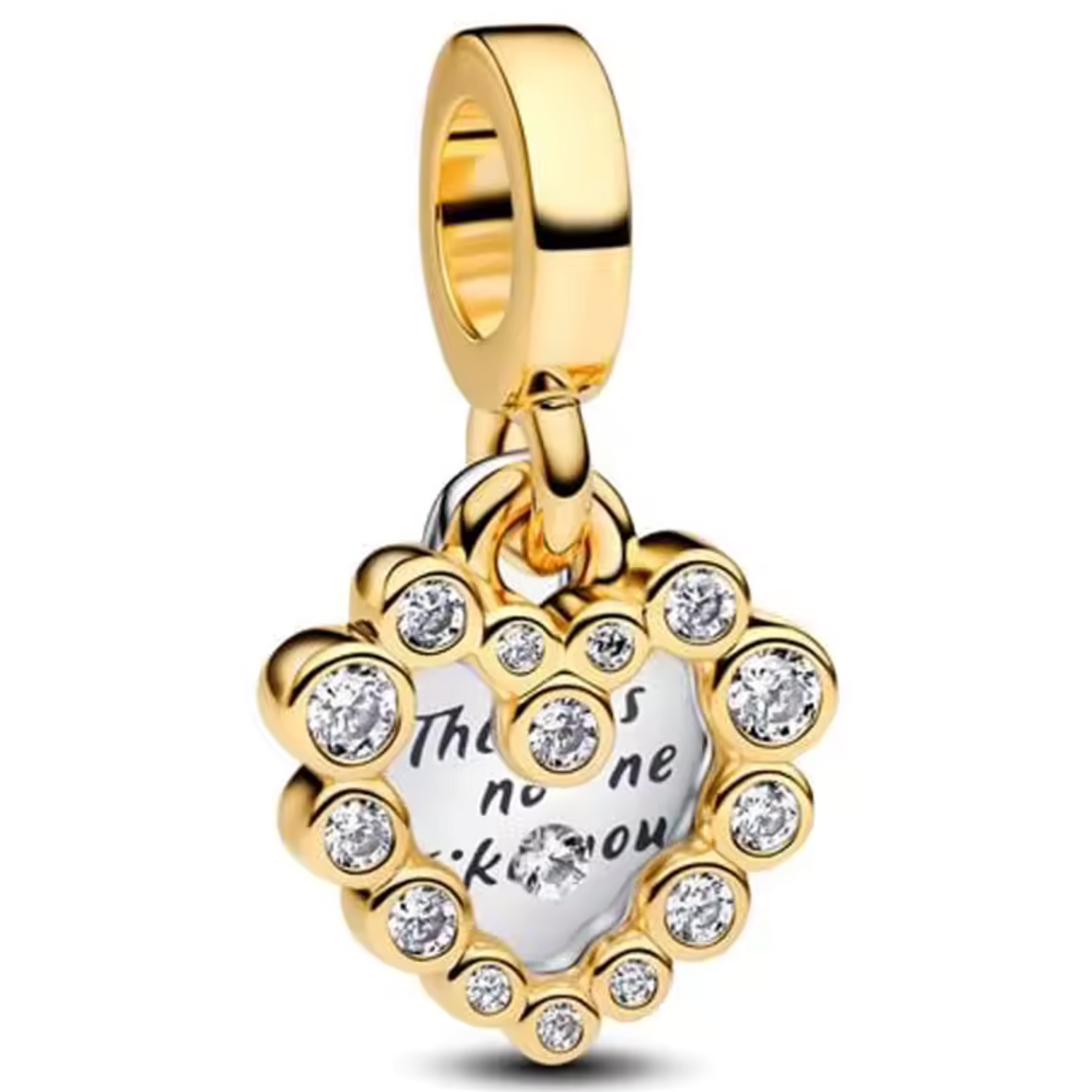 Charm Double Cœur | Argent ou Doré