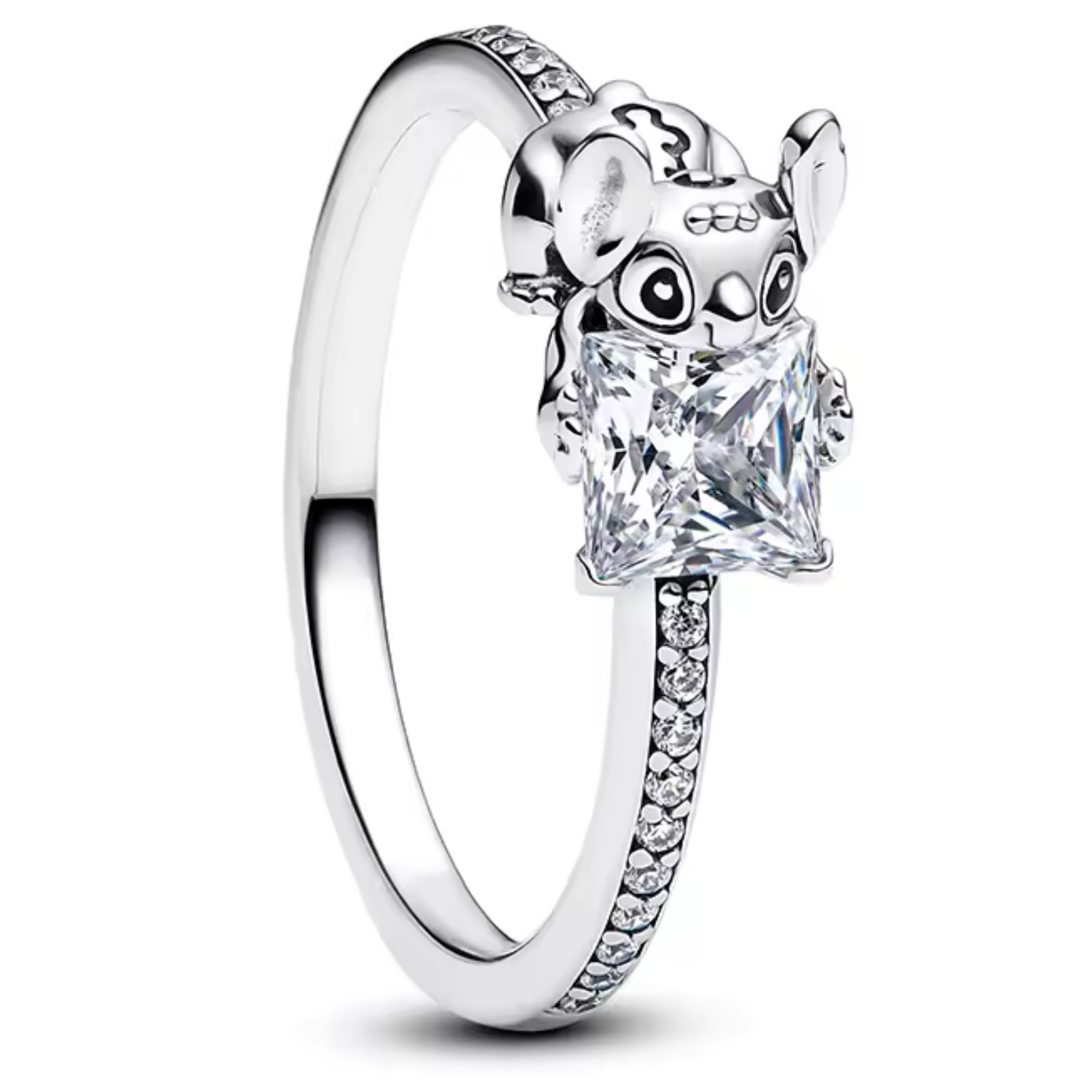 Bague Argentée Stitch – Esprit Aventure et Malice