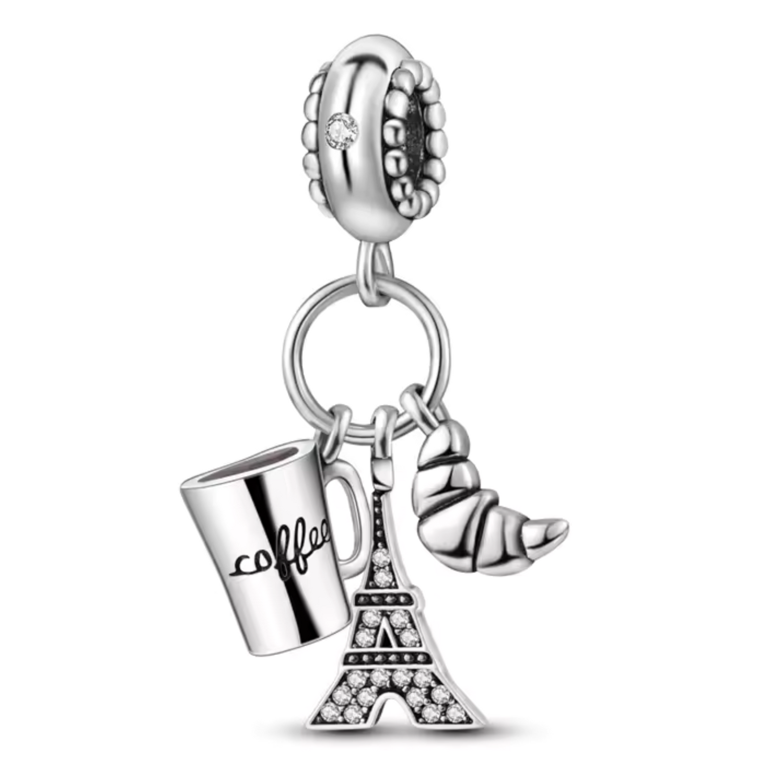 Charm Tour Eiffel, Café et Croissant