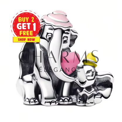 Charm Dumbo et Sa Maman – L'Amour Infiniment Doux - Charms Élégance
