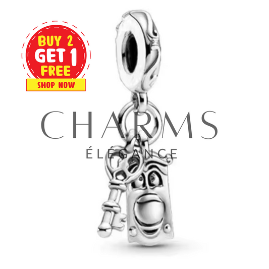 Charm Serrure et Clé | Alice au Pays des Merveilles - Charms Élégance