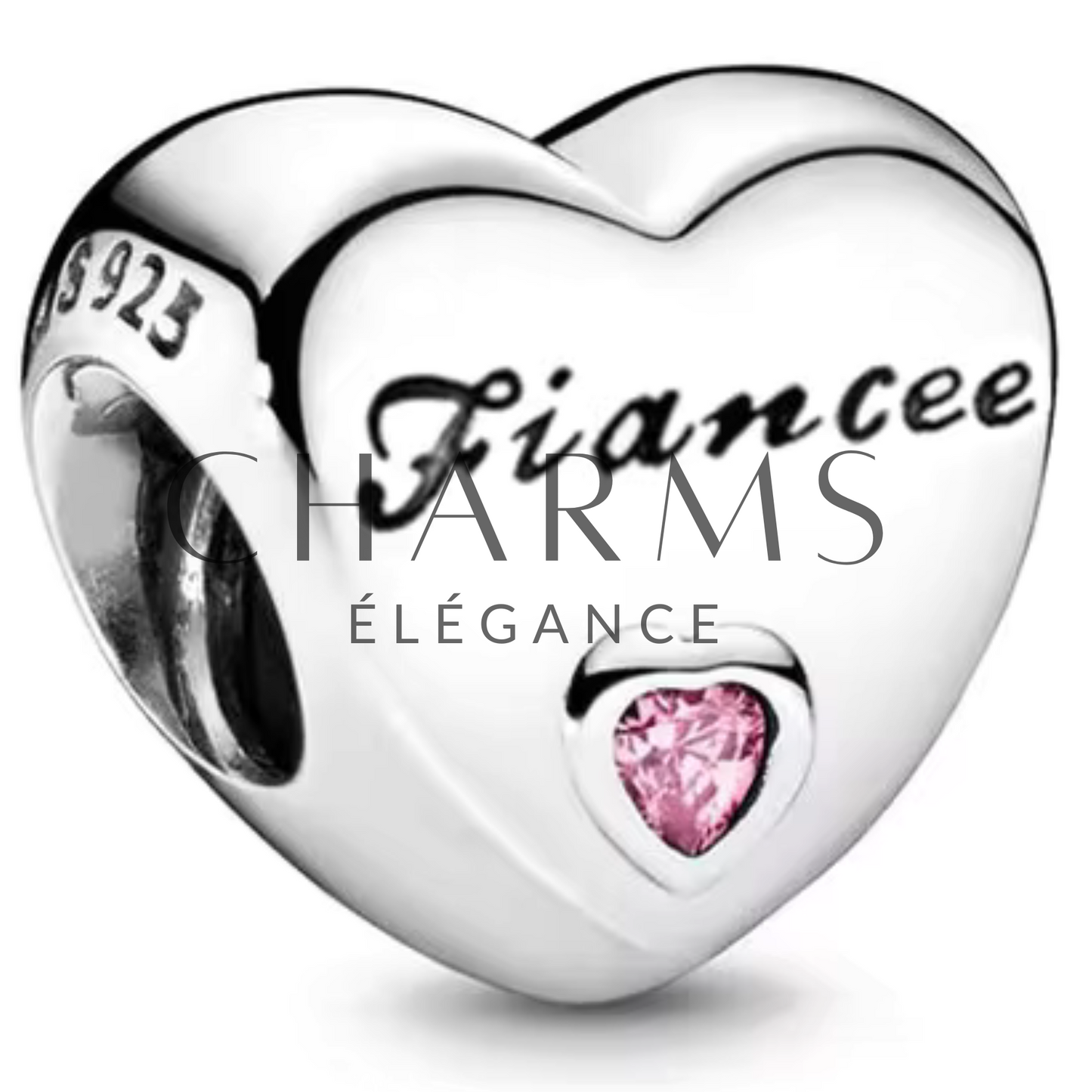 Charm Cœur Famille – 15 Designs au Choix - Charms Élégance