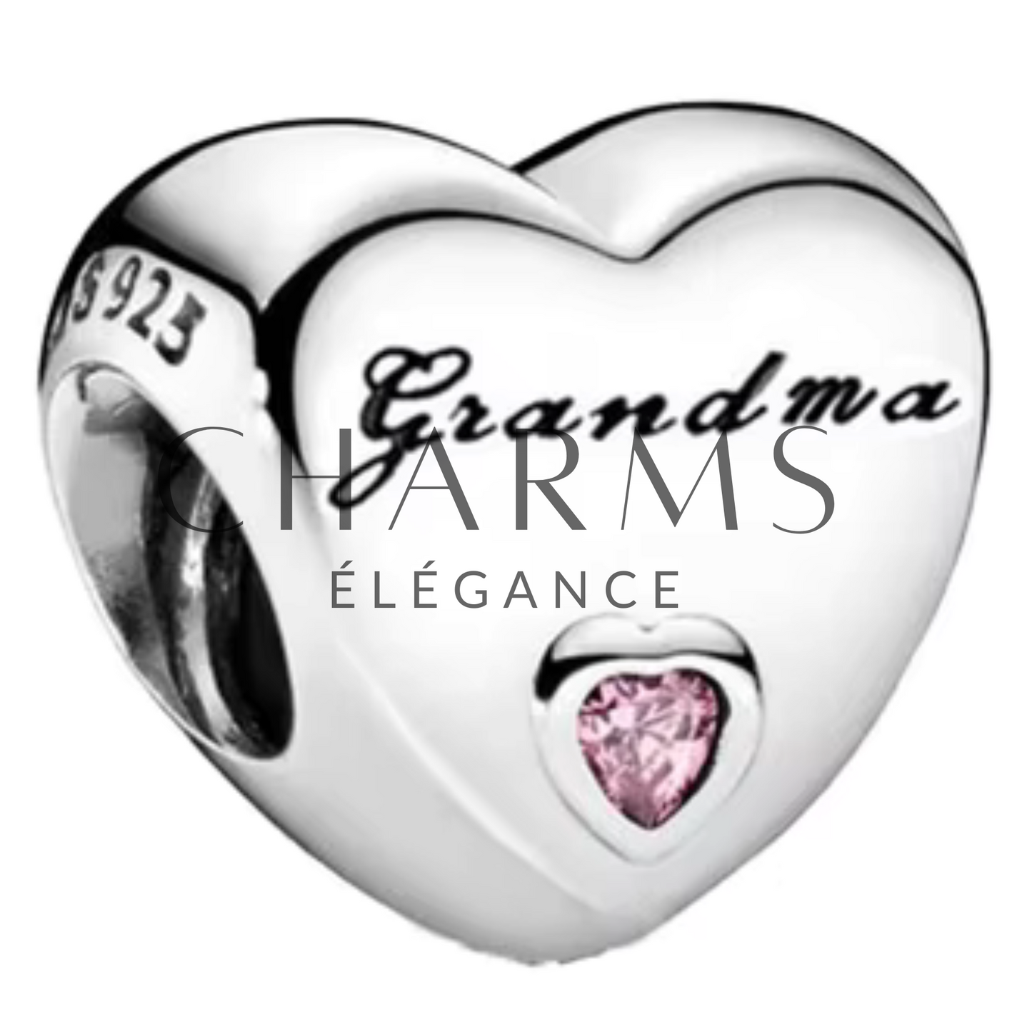 Charm Cœur Famille – 15 Designs au Choix - Charms Élégance