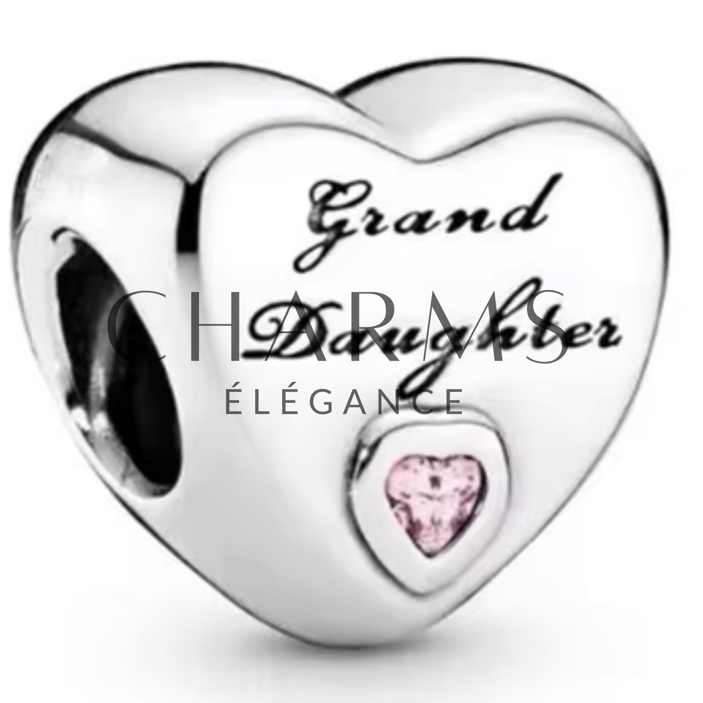 Charm Cœur Famille – 15 Designs au Choix - Charms Élégance