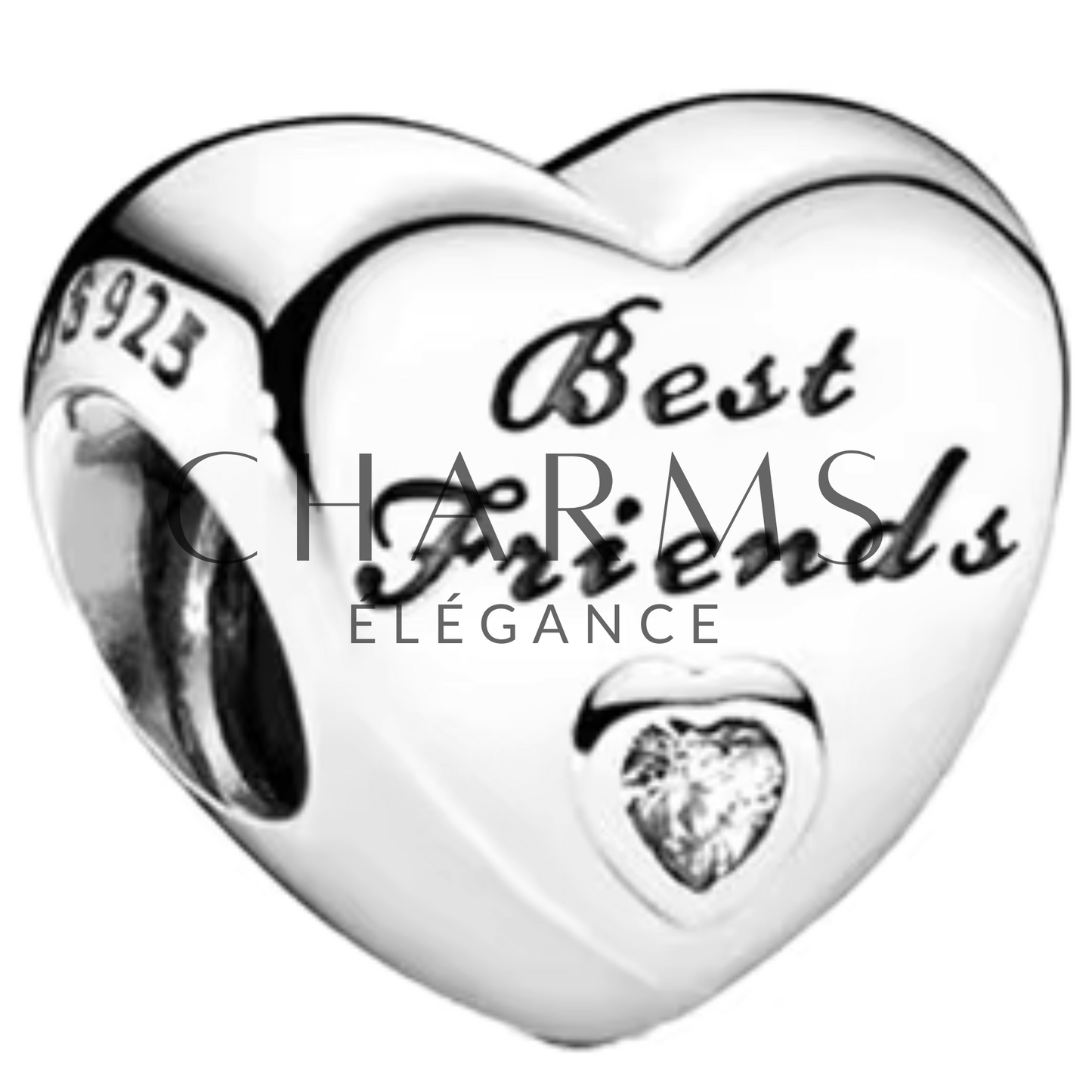 Charm Cœur Famille – 15 Designs au Choix - Charms Élégance