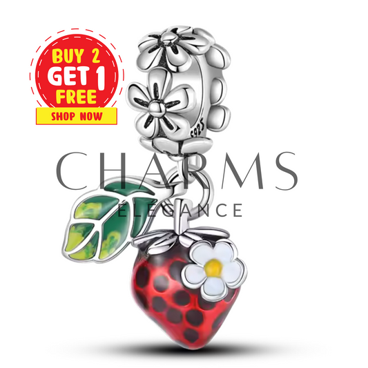 Charm Fraise - Charms Élégance