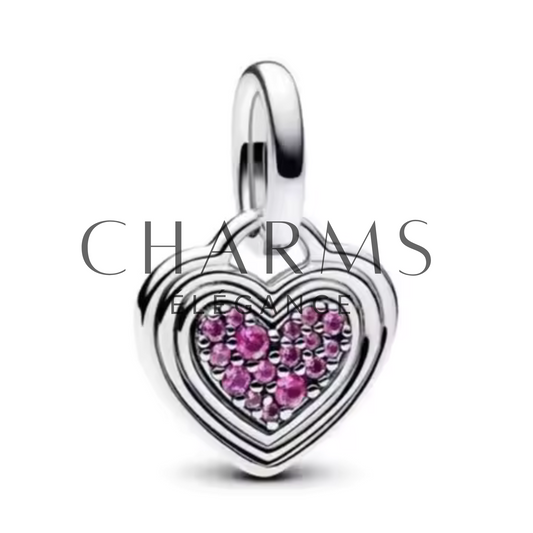 Charm Pendentif Rose | Élégance et Douceur - Charms Élégance