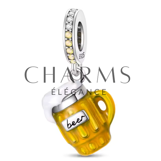 Charm Pinte de Bière – Célébration et Convivialité - Charms Élégance