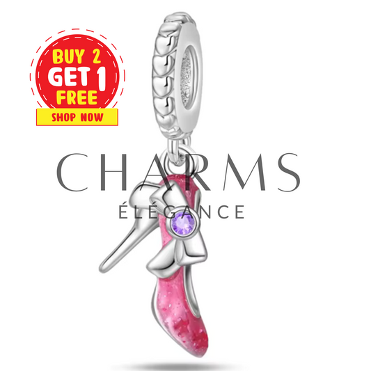 Charm Talon Aiguille Rose - Charms Élégance