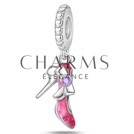 Charm Talon Aiguille Rose - Charms Élégance