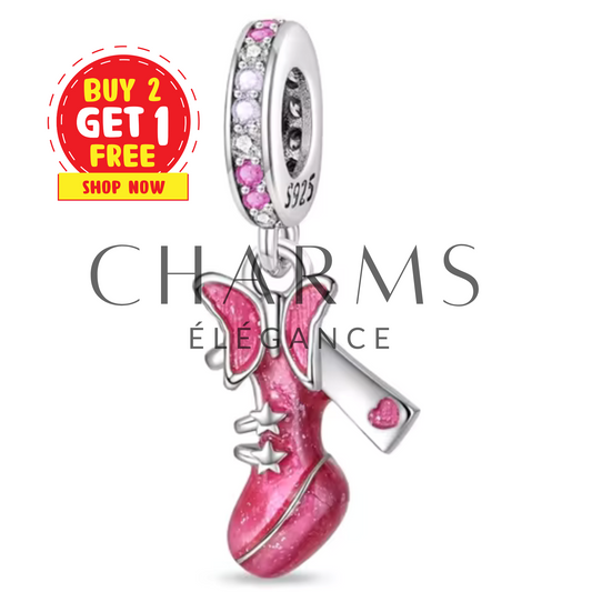 Charm Talon  Rose - Charms Élégance