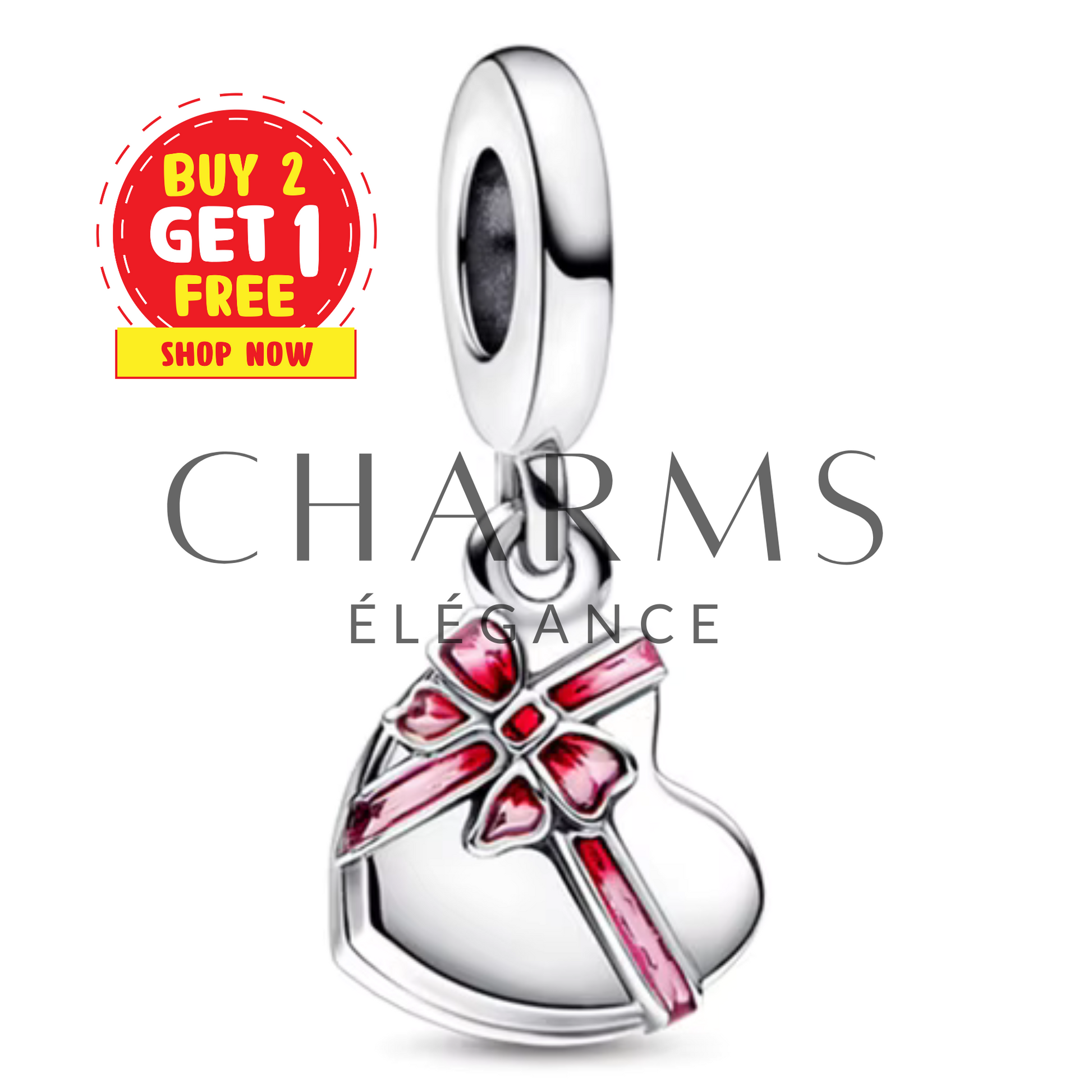 Charm Boîte de Chocolat - Charms Élégance