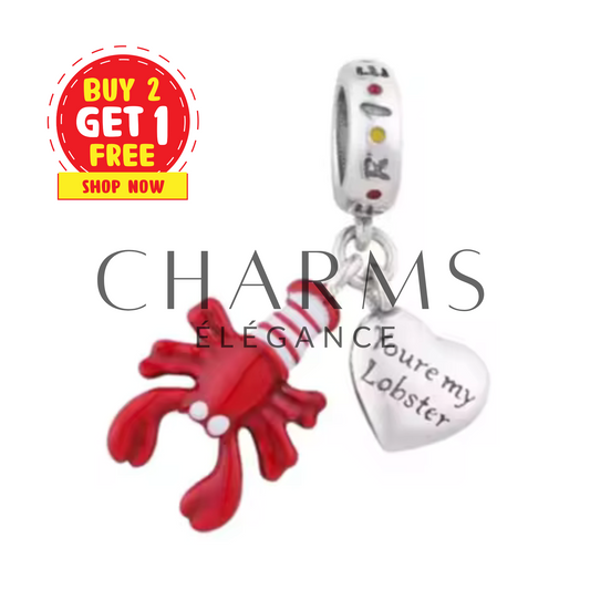 Charm Homard "You Are My Lobster" | Friends - Charms Élégance