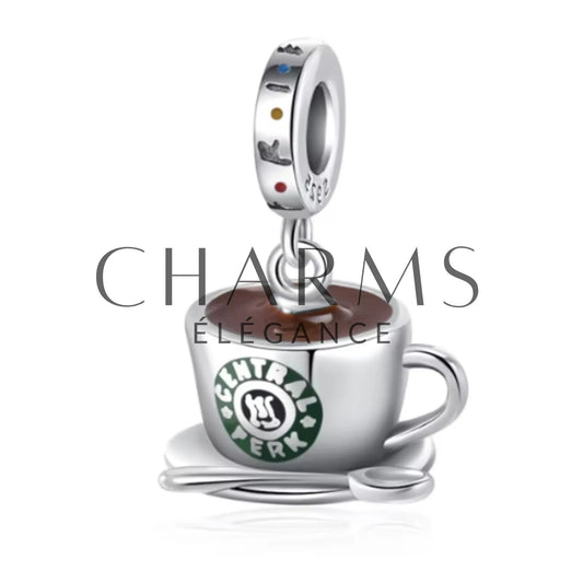 Charm Pendentif - Tasse Central Perk avec cuillère | Friends - Charms Élégance