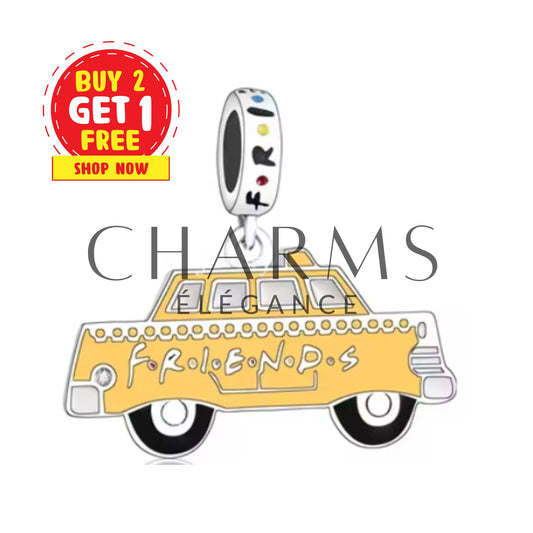 Charm Pendentif - Taxi de Phoebe | Friends - Charms Élégance