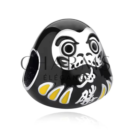 Charm - Daruma Noir | Nouvel an chinois