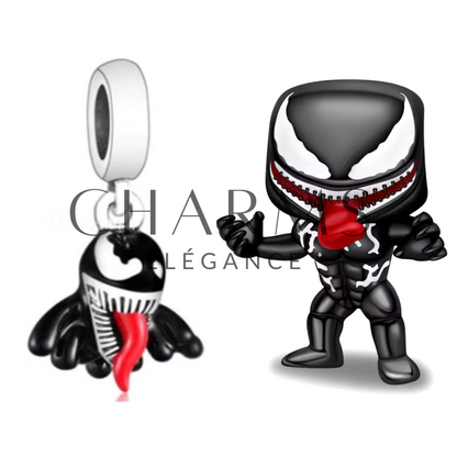 Offre Duo Venom – Deux charms en argent 925 inspirés de l’univers Venom. Parfaits pour les fans de super-héros et de designs audacieux. Compatible avec bracelets et colliers à charms.