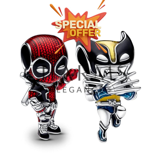 Offre Spéciale - Charms Deadpool & Wolverine | Marvel - Charms Élégance