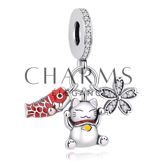 Charm Chat Porte-Bonheur – Symbole de Prospérité et de Joie - Charms Élégance