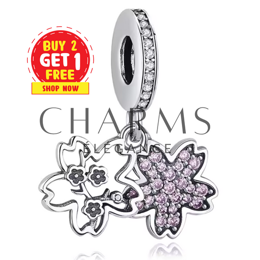 Charm Fleurs de Cerisier – Symbole de Renouveau et de Beauté - Charms Élégance