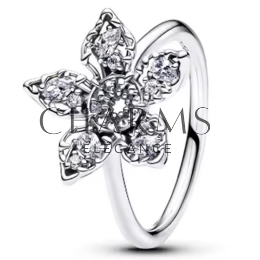 Bague Argentée Démogorgon – Sombre Mystère et Univers Inversé - Charms Élégance