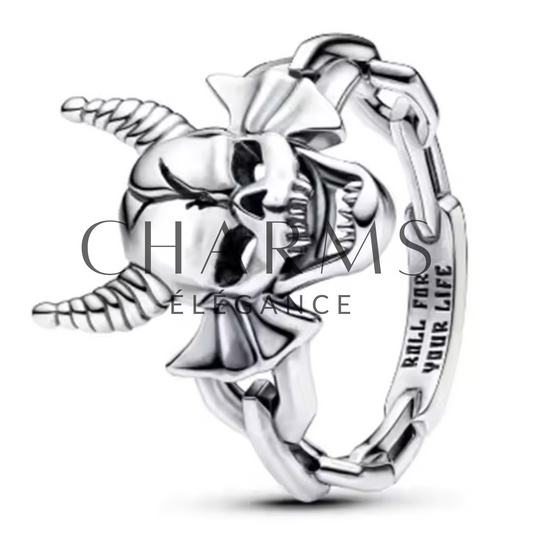 Bague Argentée Hellfire Club – Rebellion et Passion Geek - Charms Élégance