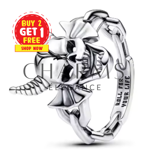 Bague Argentée Hellfire Club – Rebellion et Passion Geek - Charms Élégance