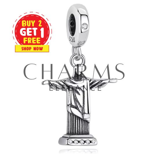 Charm Corcovado - Statue du Christ Rédempteur - Charms Élégance