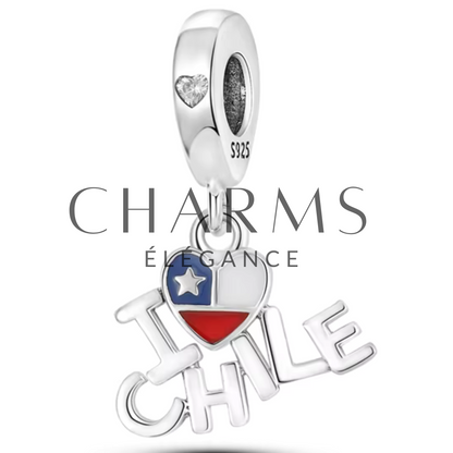 Charm "I Love Chile" - Charms Élégance